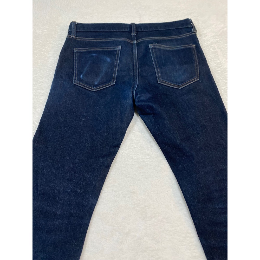 Uniqlo Mens Slim Fit Selvedge Jeans Indigo Blue Stretch 31x32 321-160114 - Picture 9 of 11